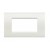 Placa ornament 4 module Alb Bticino Living Light